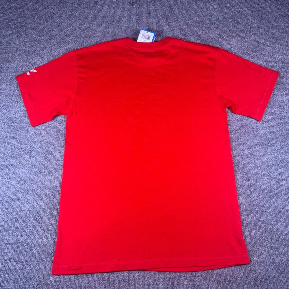 Vintage Authentic Adidas Originals Amsterdam Tee Red Windmill Graphic 2006 M NWT